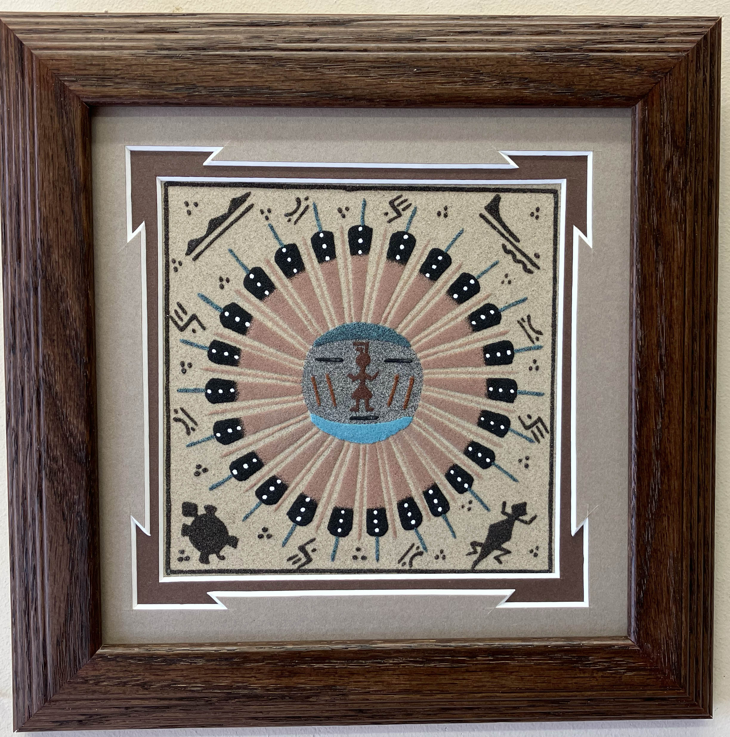 Darlene Johnson | Navajo Sandpainting | Penfield Gallery of Indian Arts | Albuquerque, New Mexico